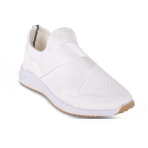 Danskin Women's White Slip On Encourage Strappy Sneakers Size 7.5M